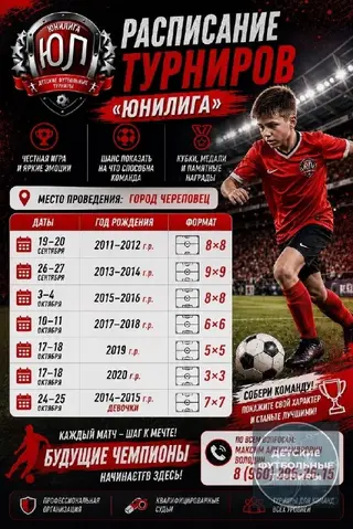 Футбольный турнир «ЮниЛиги» 2026