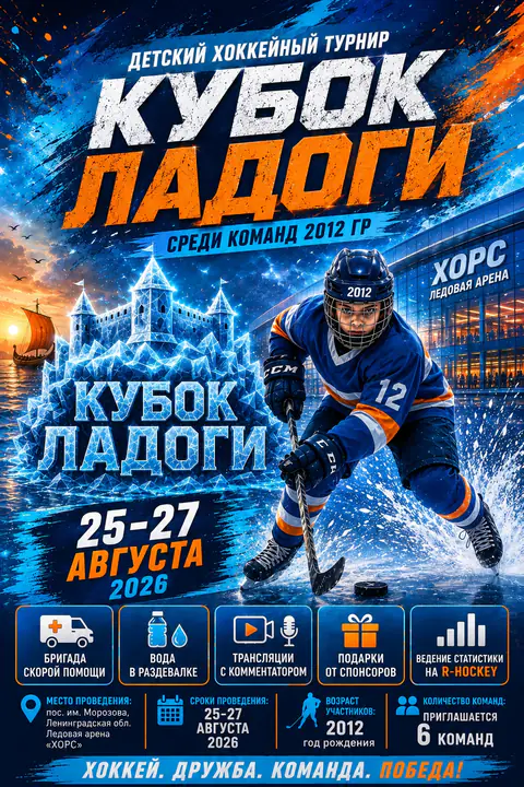 2012 - Турнир "Кубок Ладоги" - август 2026 - Всеволожск